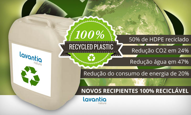 Novos Recipientes Recicláveis ​​Ecológicos