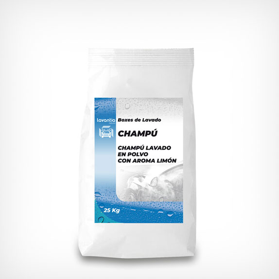 Champú Lavado en polvo con aroma limón